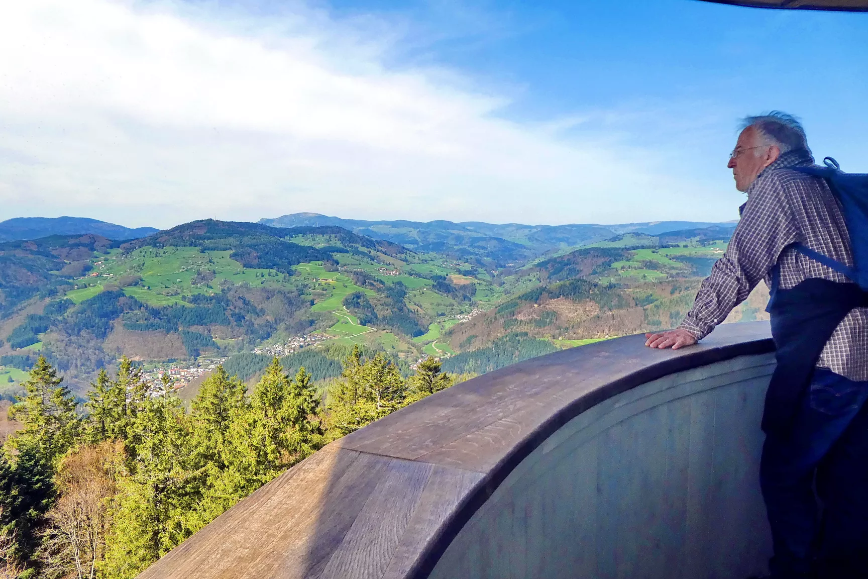 Blick vom Aussichtstur Hohe Möhr