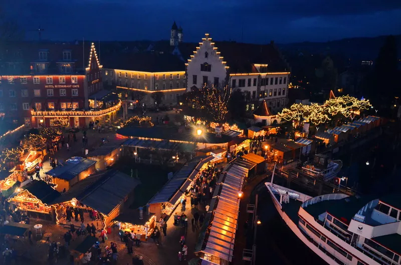 Hafenweihnacht - abendlicher Lichterglanz, © Bild: Kulturamt Lindau