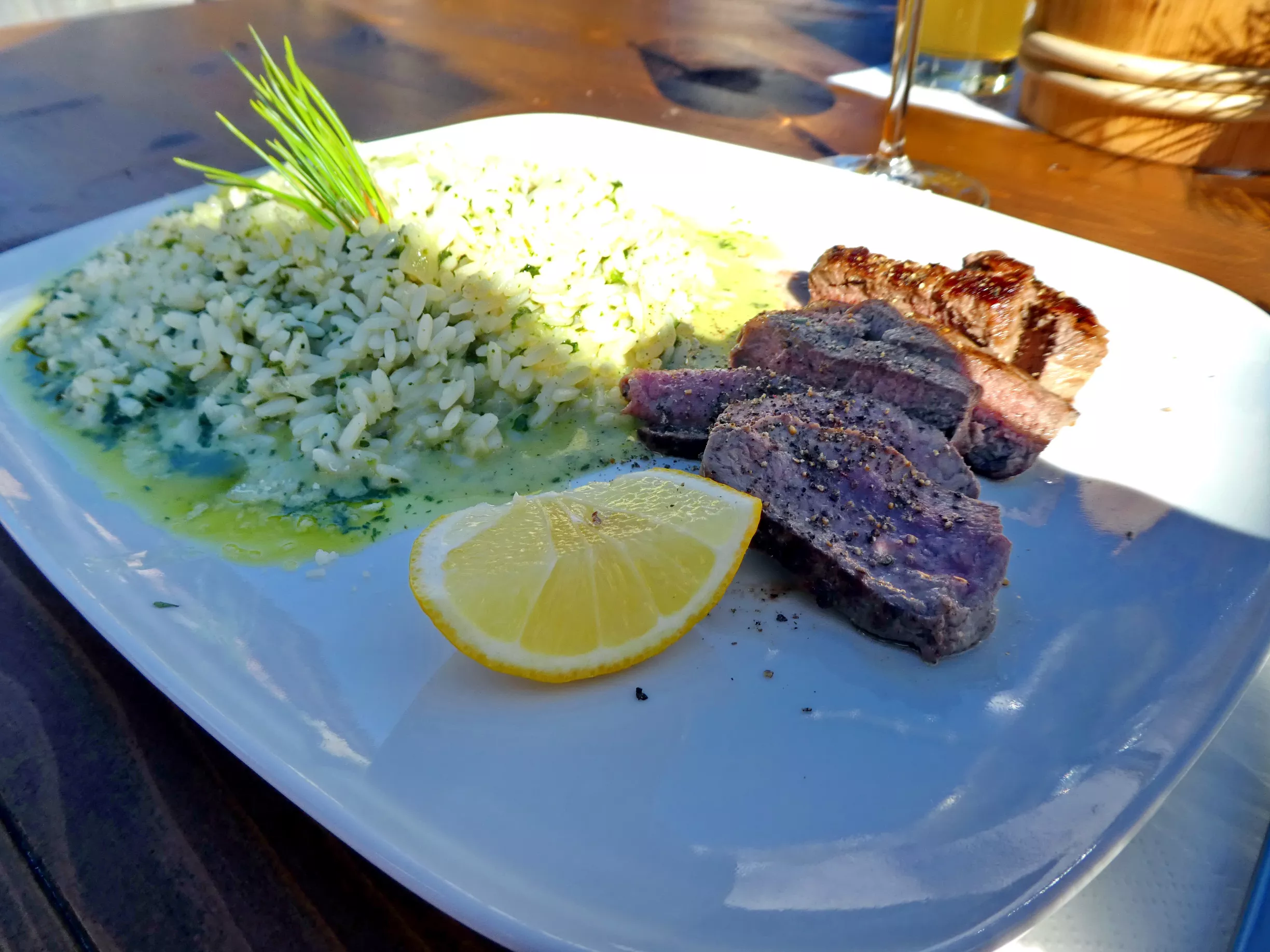 Südtiroler Kräuter-Risotto mit Lamm