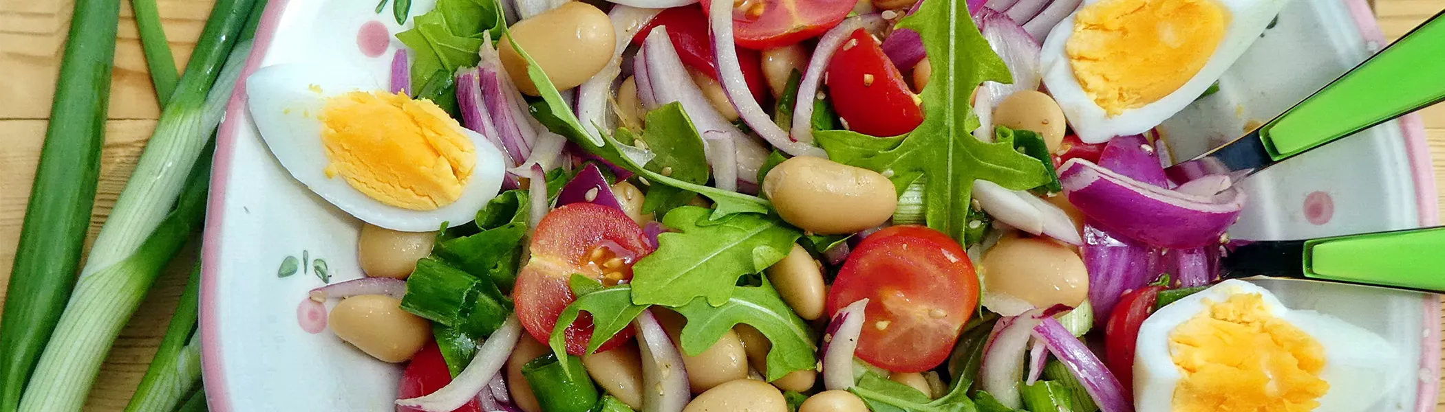 Weißer Bohnensalat