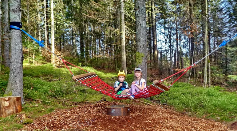 Hängematte für Denker-Pause