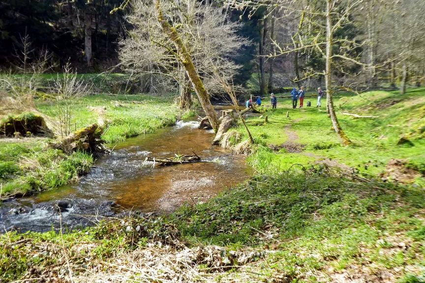 Pause an der Schlücht