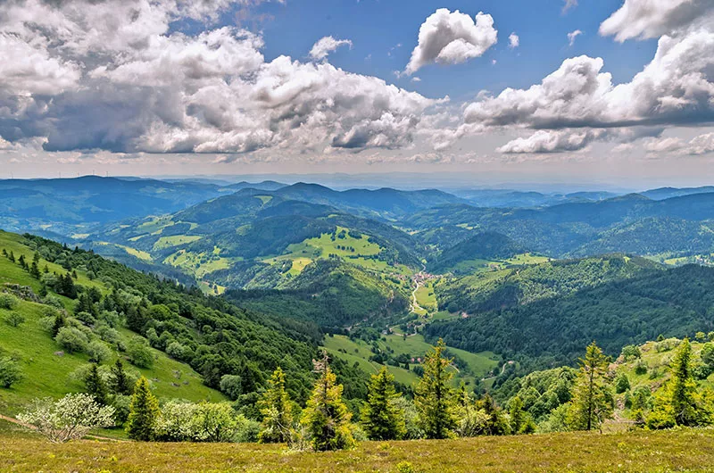 Fantastische Aussichten vom Belchen