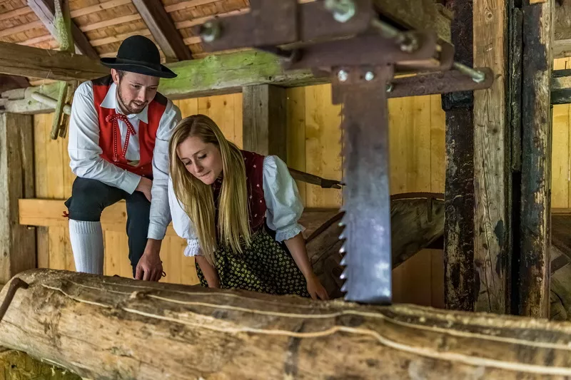 Klopfsäge in Fröhnd immer ein Besuch wert