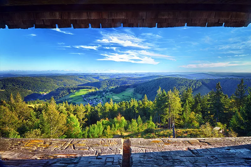 Todtmoos, Blick vom Hochkopf Aussichtsturm