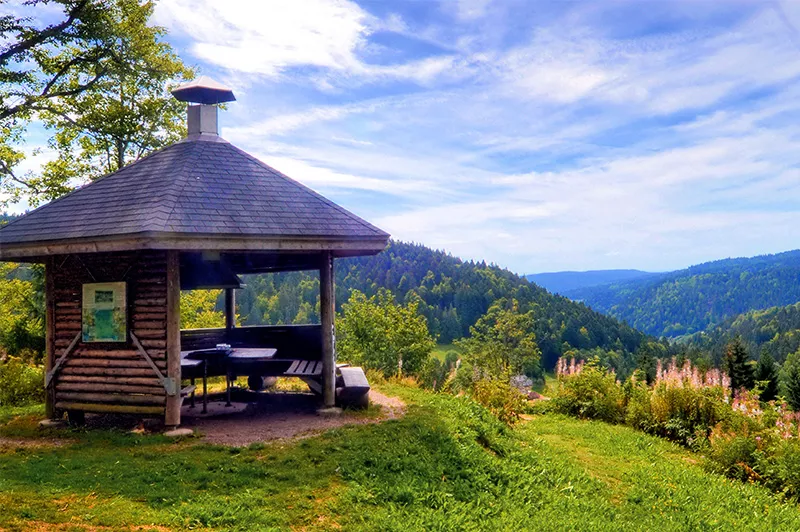 Lebküchleweg, Rütte Aussichtspavillion