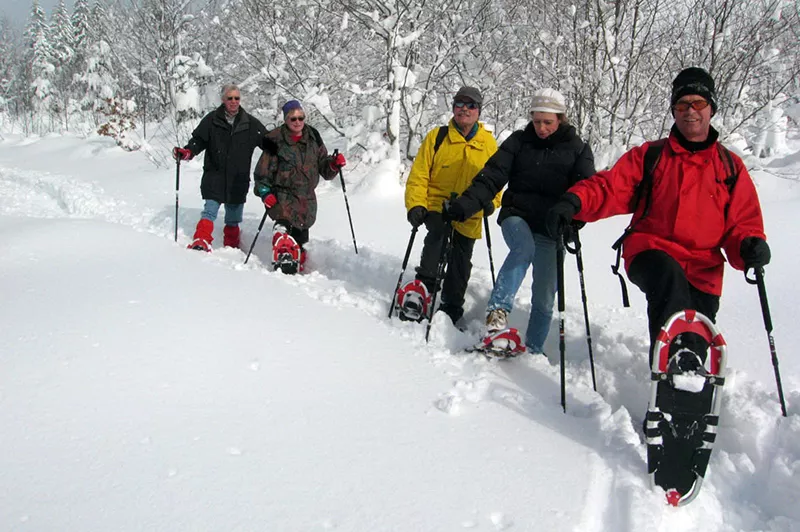 Schneeschuhwanderung am Hoechenschwanderberg