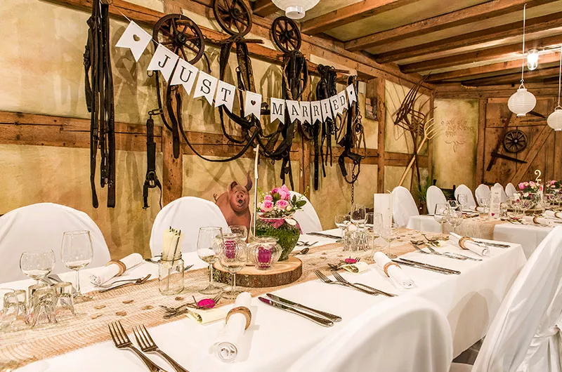 Heiraten im Rössle Q-Stall