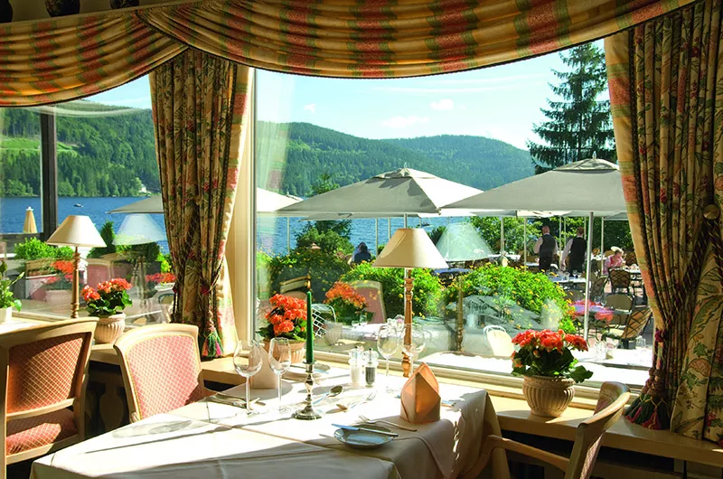 Schwarzwald Romantik Hotel Trescher, Titisee Restaurant-Terrasse