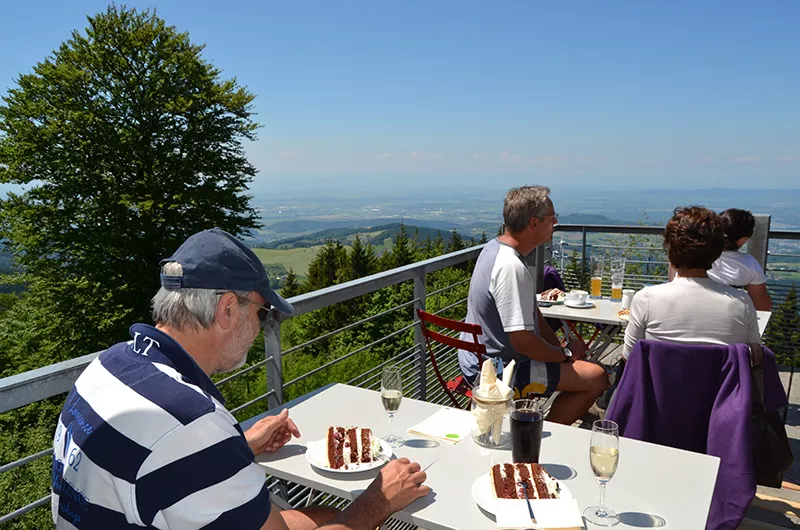 Aussichtsterrasse Bergrestaurant Schauinsland