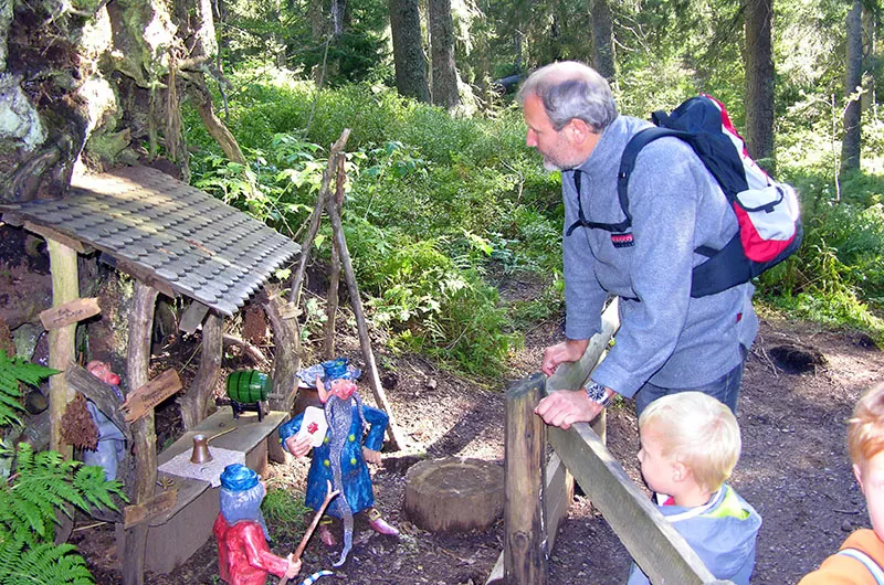 Wichtelpfad im Auerhahn- Wald am Feldberg