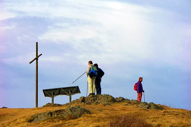 Wanderer auf dem Herzogenhorngipfel