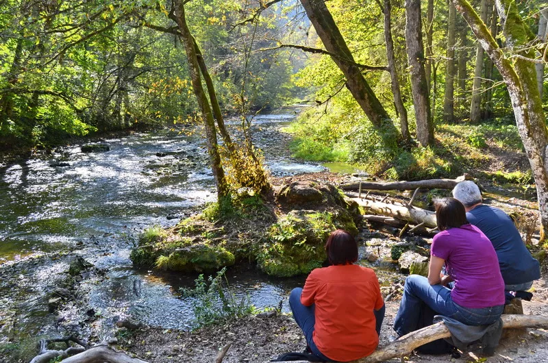 Wutachschlucht Wanderpause