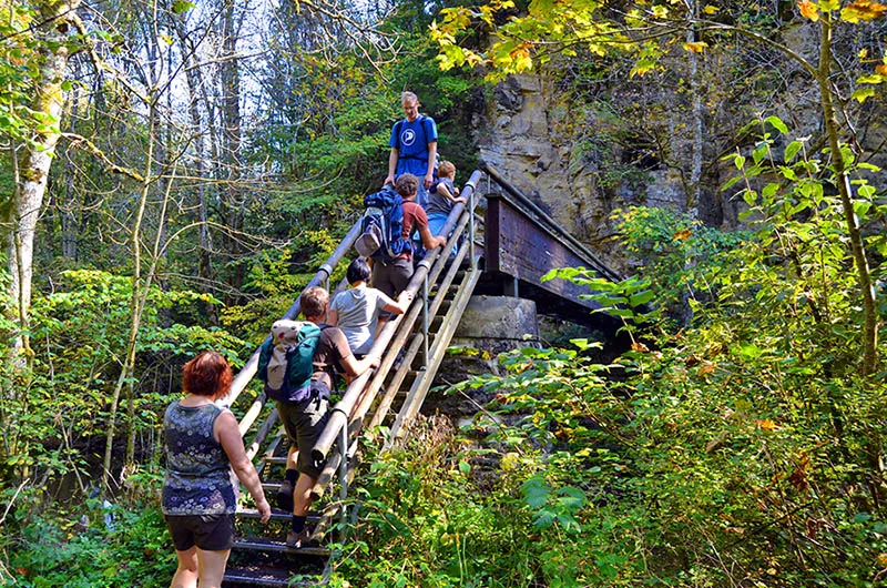 Wutach- und Gauchachschlucht, Kanadiersteg