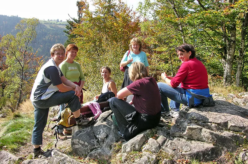 Aussichtsfelsen Obere Albtalschanze auf dem Schinkenweg