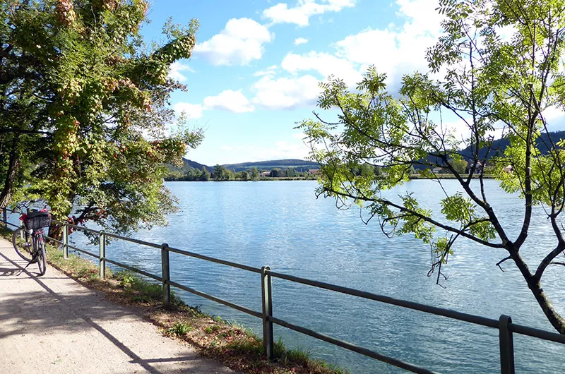 Rhein bei Waldshut Schwarzwald-Panoramaradweg