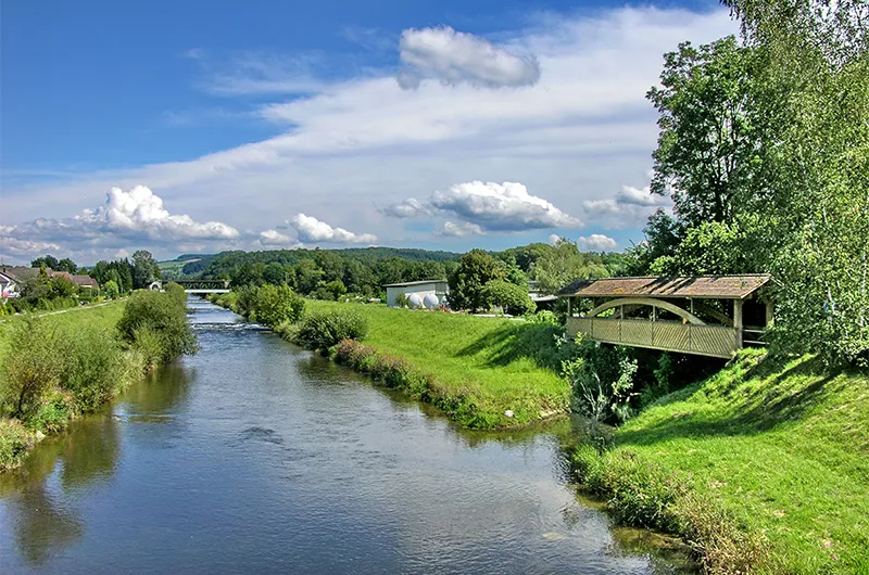 Wutach bei Lauchingen Südschwarzwaldradweg