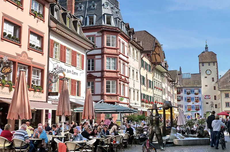 Waldshut Kaiserstraße Südschwarzwaldradweg