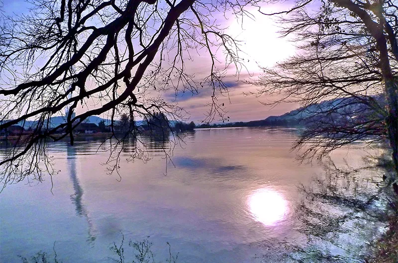 Rhein bei Waldshut Südschwarzwaldradweg