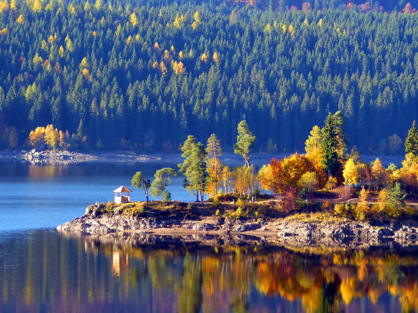 Herbst am Schluchsee - Aussichtspunkt Amalienruhe