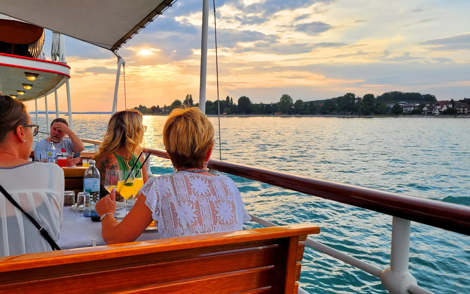 Sonnenuntergangsfahrt